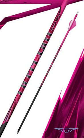 Black Eagle - Outlaw Pink Fletched Arrows - 6 Pack
